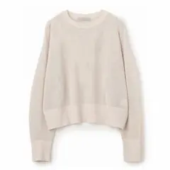 美品 UNFILO アンフィーロ【洗える／抗菌防臭】メッシュニットプルオーバー