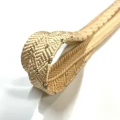 ⭐️ベージュオレンジの平組⭐️帯締め　通年　フォーマル〜普段着物