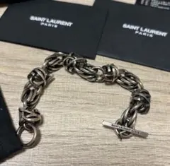 激レアSaint Laurent モノグラムリンクチェーンブレスレットのサムネイル