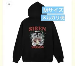 映画 ちいかわ セイレーン ジップパーカー ZIPパーカー 黒 WARNINGのサムネイル
