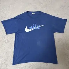 【USA製】90s NIKE ヴィンテージ Tシャツ ブルー Mサイズ