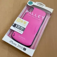 iPhone XR 耐衝撃ハイブリッドケース「PALLET」 ホットピンク