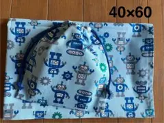 給食セット 巾着&ランチョンマット トレジャーハント＊ウォーター