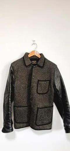 クーティ COOTIE レザー ダウンベスト サイズM Cootie レザーベスト sizeM クーティ COOTIE レザー ダウンベスト