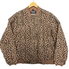 HYSTERIC GLAMOUR/CHEETAH柄カップショルダージャケット/L