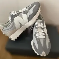 New Balance グレー ホワイト スニーカー　MS327 #2045