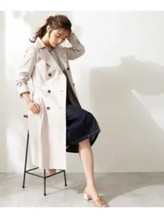 プロポーションボディドレッシング　トレンチコート　スプリング　ロングコート