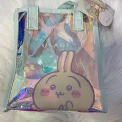 ちいかわ うさぎ　オーロラ ミニトートバッグ