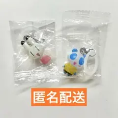 ガチャ アニマル横町 めじるしアクセサリー 2点セット イヨ イッサ