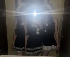 ブラックサンタコスプレ3点セット　Mサイズ