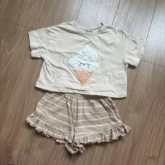 2024 next Tシャツ＆ショートパンツ セットアップ ソフトクリームのサムネイル