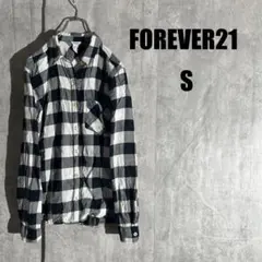 1451 FOREVER21 フォーエバートゥエンティワン チェックシャツ【S】