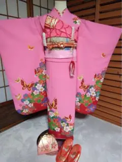 土日限定お値引き^_^激レア\(//∇//)\永田萌 美品 七五三 3歳 着物