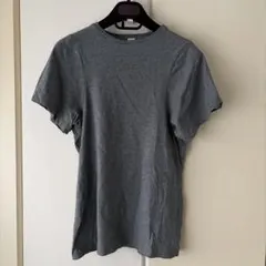 TOTEME トーテム　刺繍ロゴ入りTシャツ　霜降りグレーのサムネイル