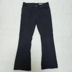 ブラックブーツカットデニムパンツ