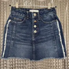 ❗️値下げ❗️ZARA BASIC Z1975 DENIM ミニスカート XS