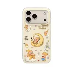 iPhone17ケース 月 夢かわいい イラスト クリア かわいい 韓国風