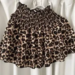 SHEIN ヒョウ柄フレアスカート Sサイズ