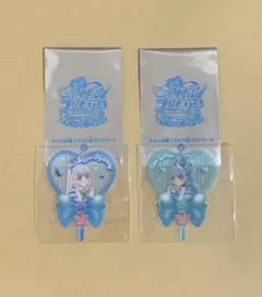 映画 キミとアイドルプリキュア 入場者特典 うちわ型クリアカード 2枚セット