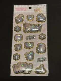 空*ん様 キラッとぷくぷくエアーシール　リラックマ　紫