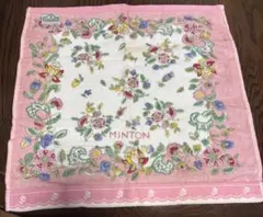 MINTON タオルハンカチ ピンク 花柄のサムネイル