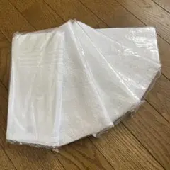ホワイト フェイスタオル 5枚セット