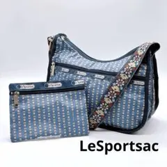 ✨️極美品✨️レスポートサック　ショルダー　バッグ　チロリアン　花柄　ポーチ付きのサムネイル