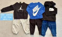 子供服 キッズ まとめ売りNIKE ジョーダン3点 ボトムス3点 6点セット