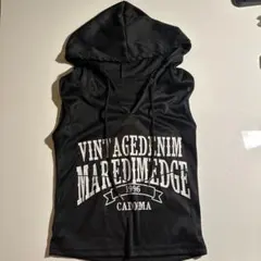 VINTAGEDENIM MAREDIMEDGE フード付きタンクトップ