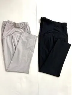 UNIQLO スマートアンクルマタニティパンツ　2枚セット