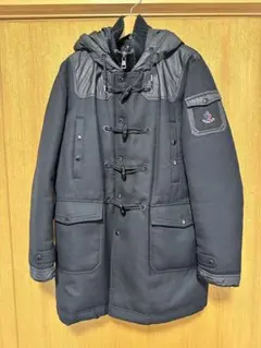 モンクレール　ダウンコート　ダッフルコート　ブラック　サイズ2