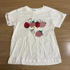 ファミリア120 おはなしTシャツ　リアちゃん　いちご