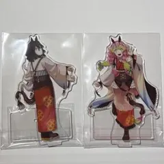 鬼滅の刃 午年 アクリルスタンド 伊黒小芭内 甘露寺蜜璃