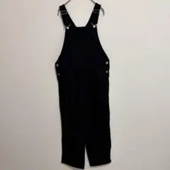 GLOBAL WORK ブラック サロペット オーバーオール Fサイズ