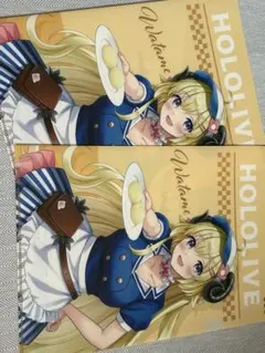 ホロライブ 角巻わため クリアファイル LAWSON