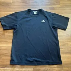 adidas アディダス Tシャツ ネイビー M パフォーマンスロゴ 刺繍 半袖