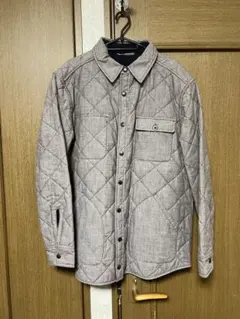 リバーシブル キルティングジャケット グレー/ネイビー　 XL