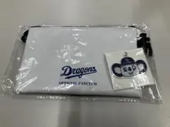 中日ドラゴンズ　ファンクラブジュニアドアラ　サコッシュ&リフレクターキーホルダー