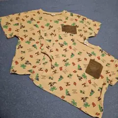 兄弟　お揃い Tシャツ　100.120cm