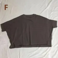 126デプレ透けないコットンリネンゆったりプルオーバー微光沢ブラウスF 