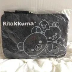 2016年　平成レトロ　リラックマ　折りたたみボストンバッグ　デニム風