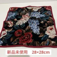 【新品未使用】FEILER 花柄 タオルハンカチ 28×28cm