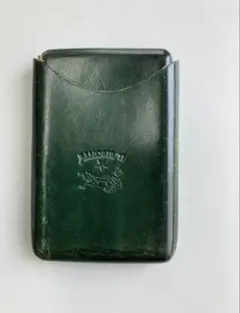 【本革】IL BISONTE イルビゾンテ 名刺入れ カードケース グリーン