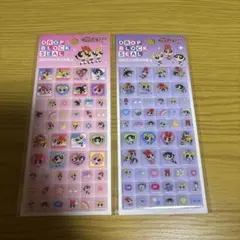 パワーパフガールズ ドロップブロックシール　タイルシール 2種セット
