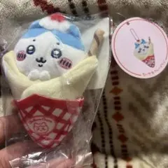 ちいかわ　クレープくじ　クレープになっちゃった　C賞　ハチワレ　マスコット