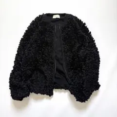 極美品✨ ユナイテッドアローズ フラワーチュール　ブルゾン 完売品 ブラックのサムネイル