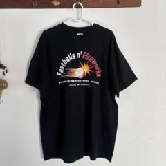 メンズ USA vintage fastballs fireworks Tシャツ