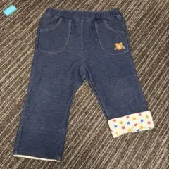 【美品おまけ2枚】80 MIKIHOUSE ミキハウス デニム パンツ レギンス