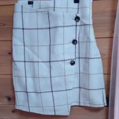 膝丈スカート　ローリーズファーム　チェック　冬