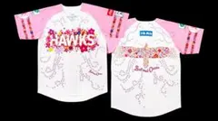 ソフトバンクホークス　ピンクフルデー　ユニフォーム2025年　Ｌサイズ